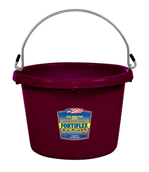 Fortex Flat Back Bucket - Blue - 8 Quart