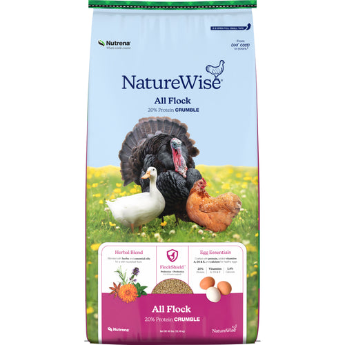 NatureWise® All Flock 20% Protein Crumble